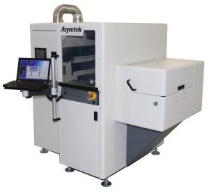 Silicon wafer coating machine side view